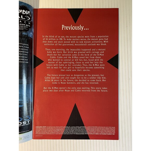 Uncanny, X-Men Second Coming, Prepare Ch. 1 & 2, No. 1, 523 (2010) Marvel • Kyle - Picture 9 of 13